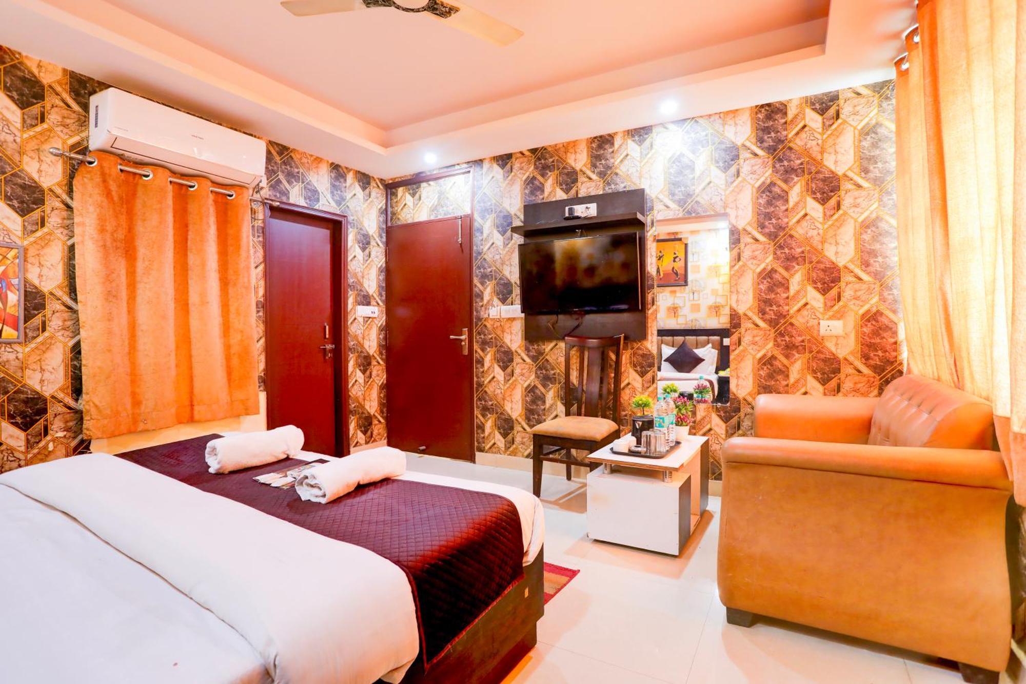 Global Stay Near Delhi Airport ニューデリー エクステリア 写真