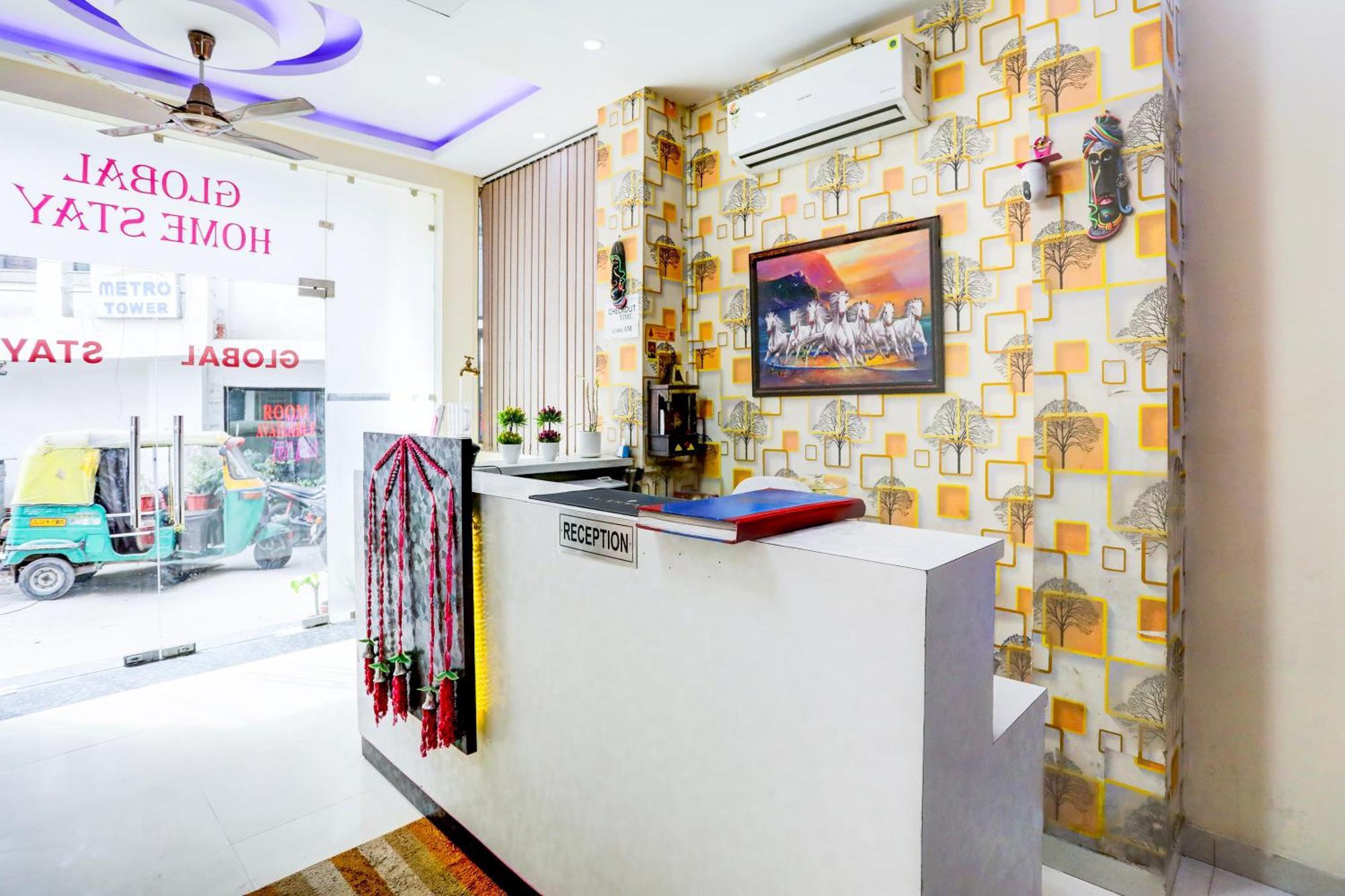 Global Stay Near Delhi Airport ニューデリー エクステリア 写真