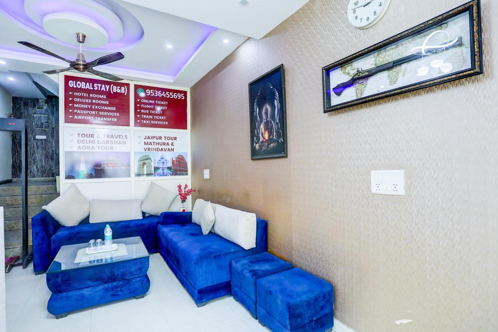 Global Stay Near Delhi Airport ニューデリー エクステリア 写真